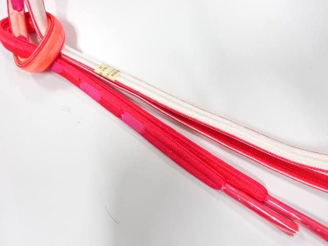 未使用品　正絹　手組帯締め